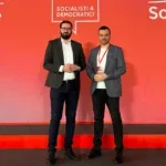Ivan Boban i predsjedavajući Kluba poslanika SDP u Parlamentu BiH Saša Magazinović