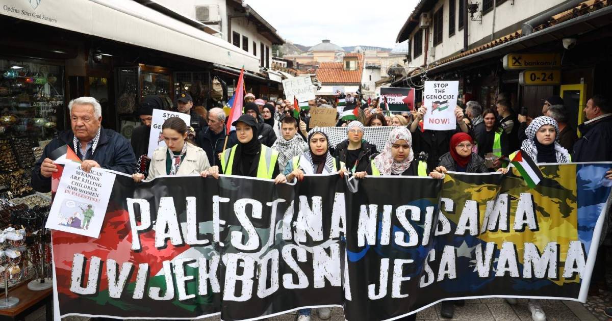 protesti palestina sarajevo