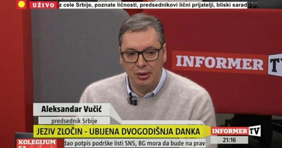 vučić gostovao na informeru