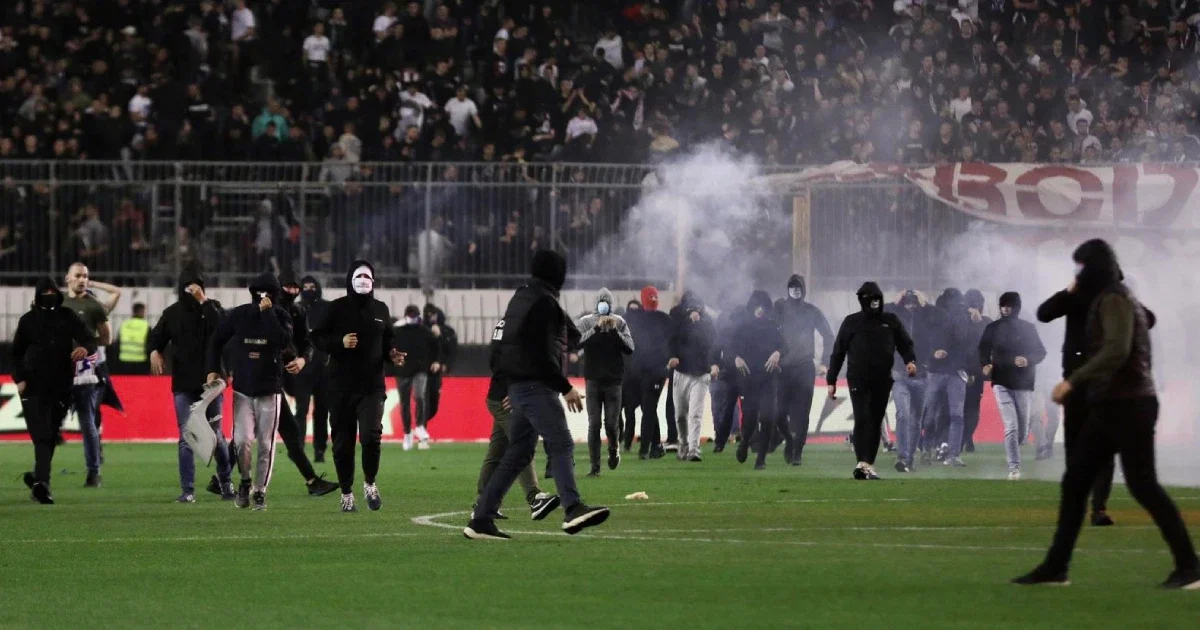 hajduk dinamo neredi navijaci