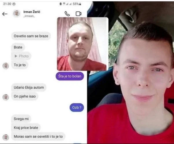 prepiska zeric se pohvalio da je udario bajramovica