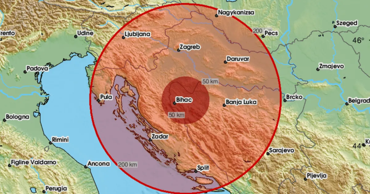 zemljotres kod cazina