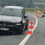 mercedes nesreca udes visoko policija