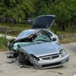 nesreca kod sinja auotmobil