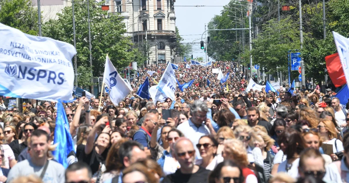 protest nastavnici beograd