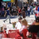 sarajevo vrijeme toplo turisti bascarsija