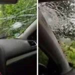 led razbijao stakla na automobilima