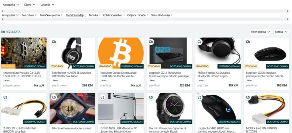 Olx-ba kriptovalute