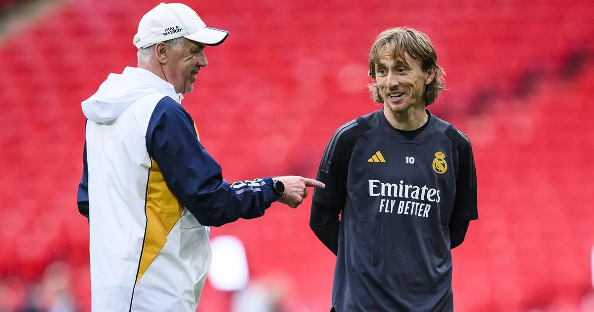 Modrić i Ancelotti