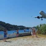 slijetanje aviona grcka