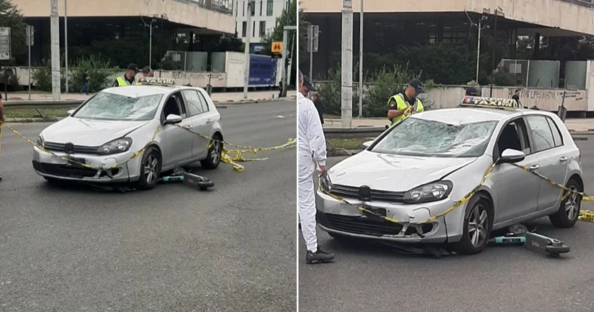 pijani taksista udario vozača romobila