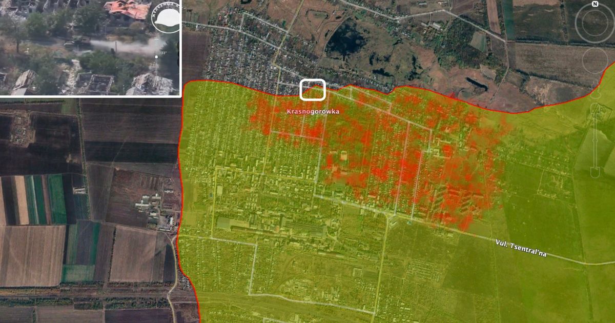 krasnohorivka mapa