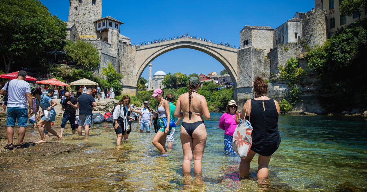 mostar neretva kupaci vrucine