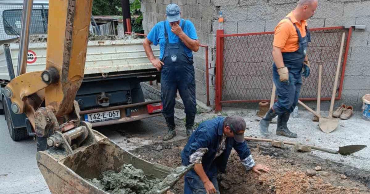 vodovod popravke