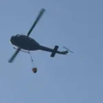 helikopter pozar