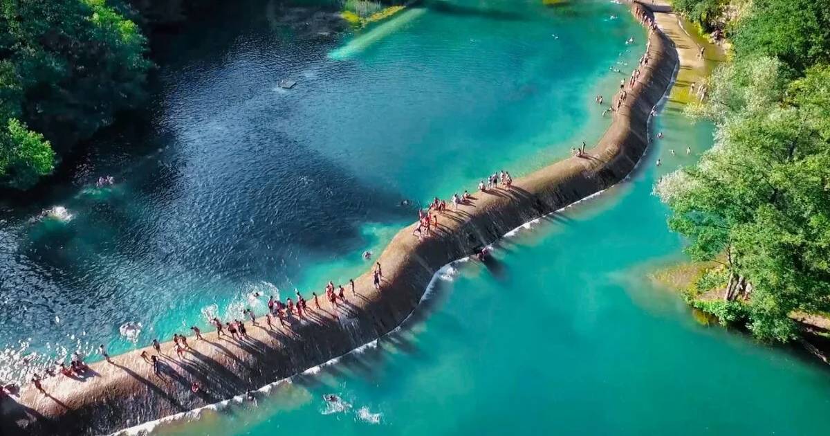 kupaliste brana pliva jajce