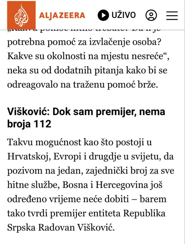 viskovic izjava