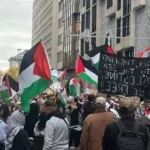 brisel gaza protest