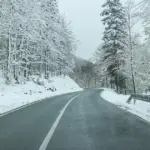 snijeg zima cesta poledica led