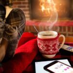 kafa caj bozic kamin praznici nova godina opustanje