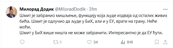 DODIK OBJAVA