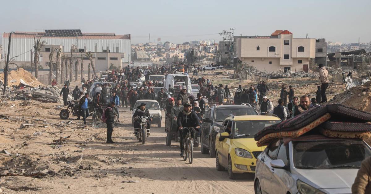 palestinci se vracaju kucama u gazu