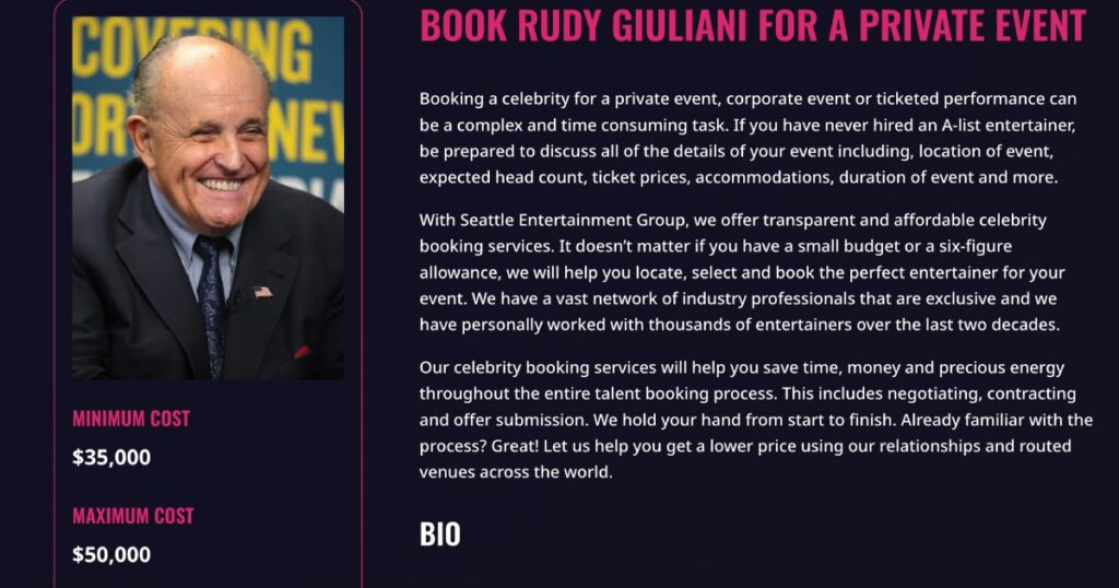 giuliani angazman