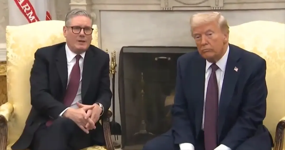 Starmer i Trump
