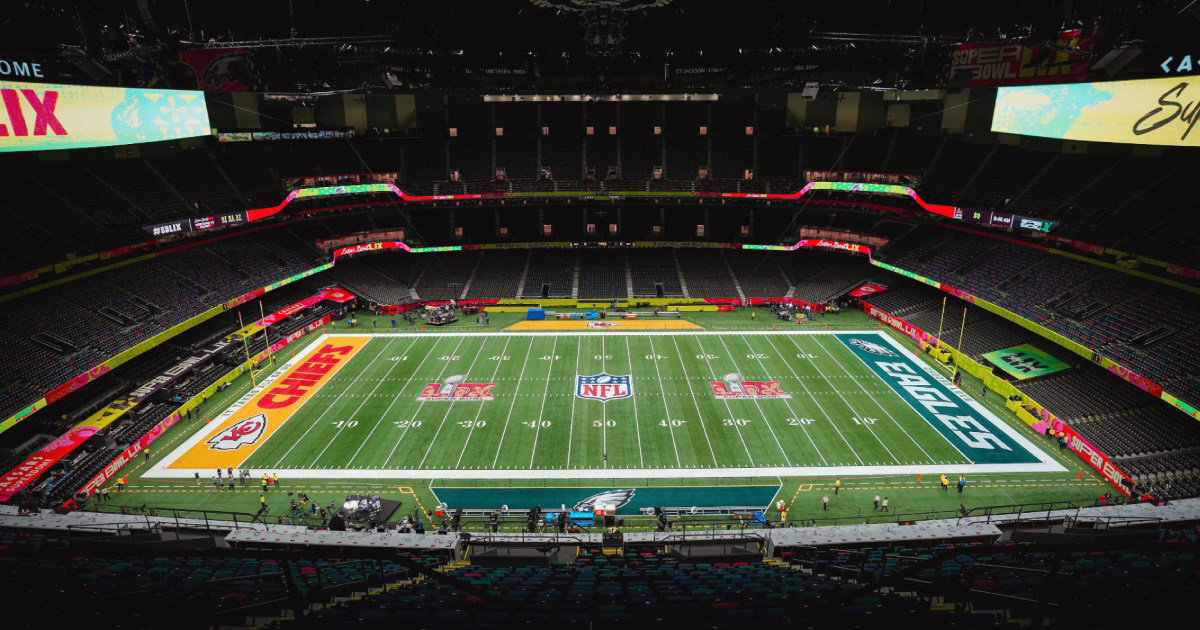 Caesars Superdome u New Orleansu super bowl 2025