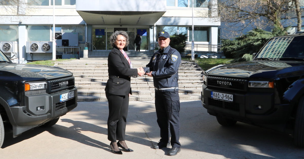 guvernerka jasmina selimović CBBiH donacija specijalna vozila