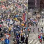 trenutak upotrebe zvučnog topa na protestima u beogradu, građani su bježali kao sumanuti
