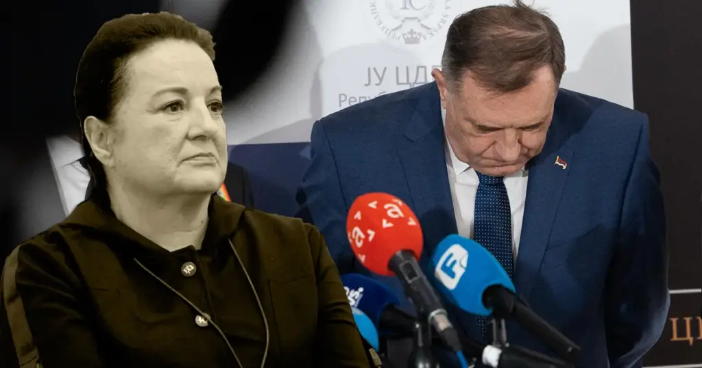 Svetlana Cenić i Milorad Dodik