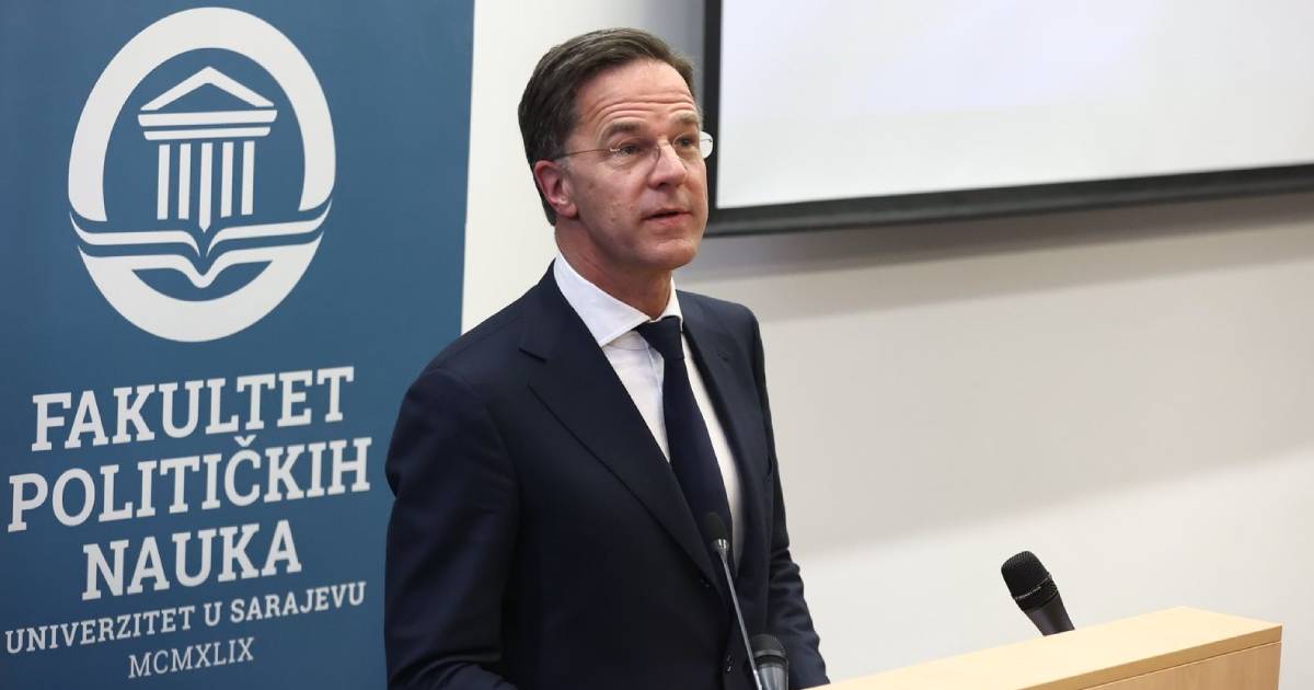 mark rutte sarajevo