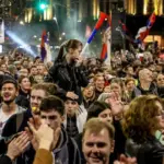 Doček studenata u Beogradu