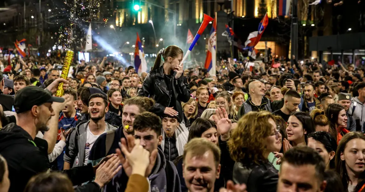 Doček studenata u Beogradu