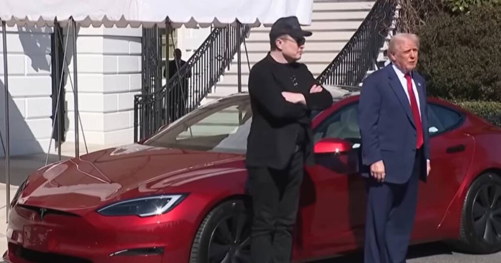 tesla musk trump