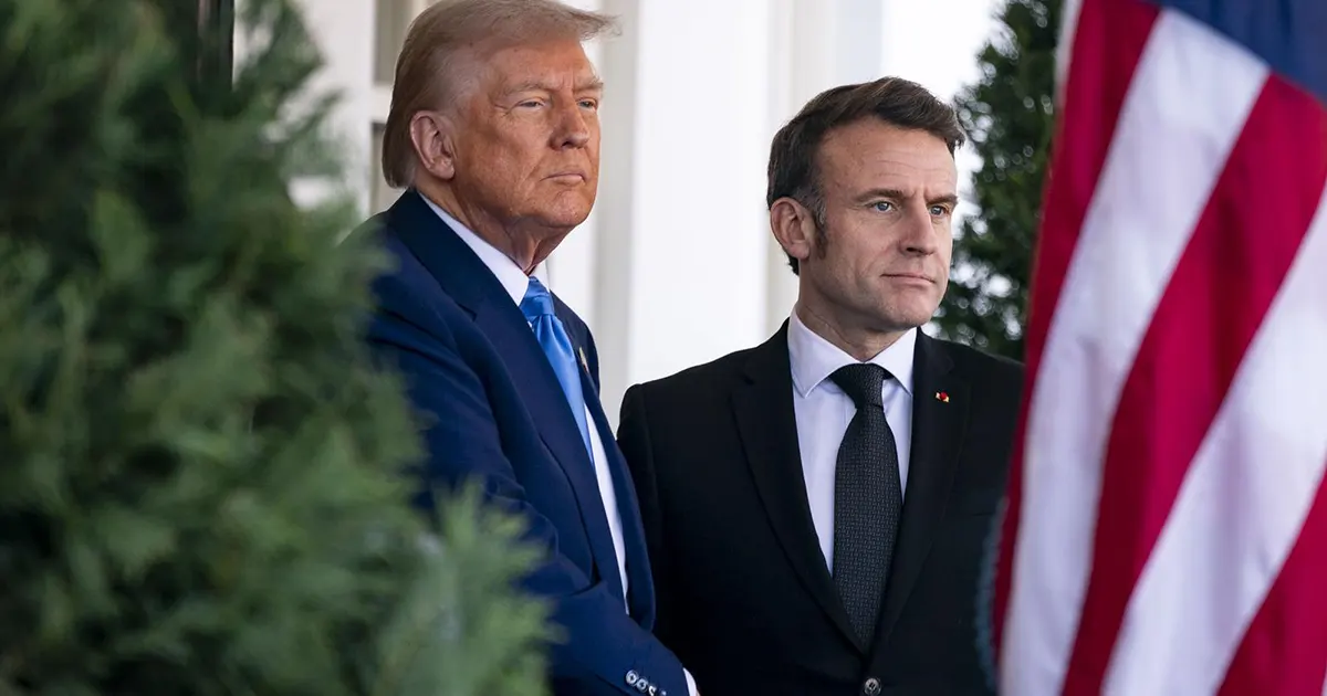 Emmanuel Macron i Donald Trump