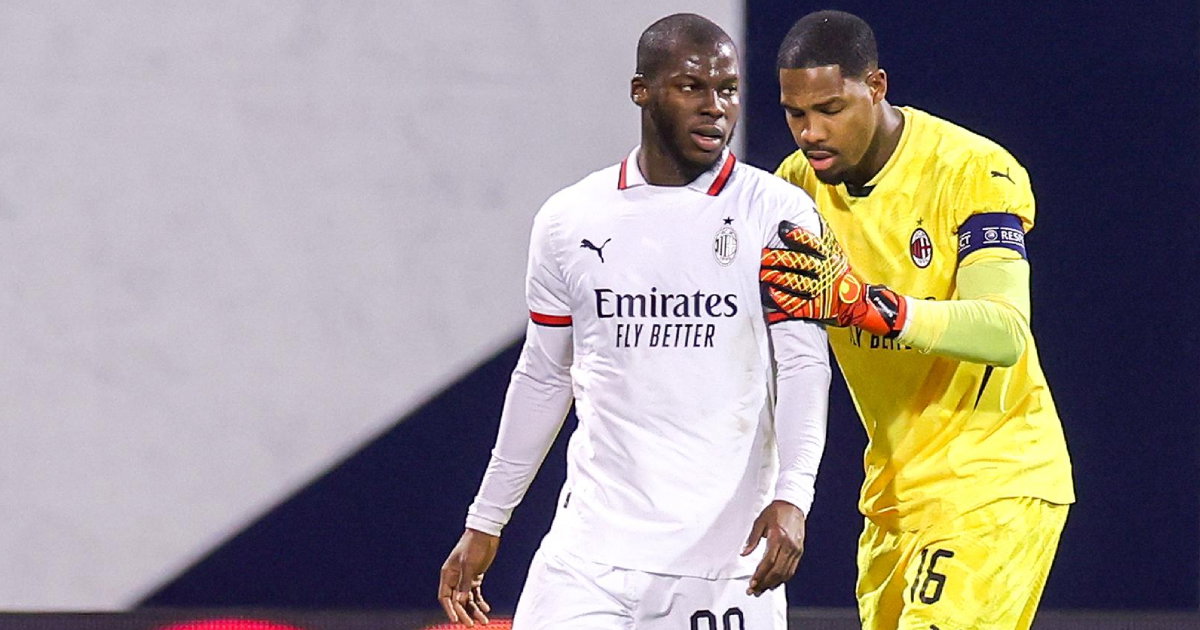 Yunus Musah Mike Maignan AC Milan
