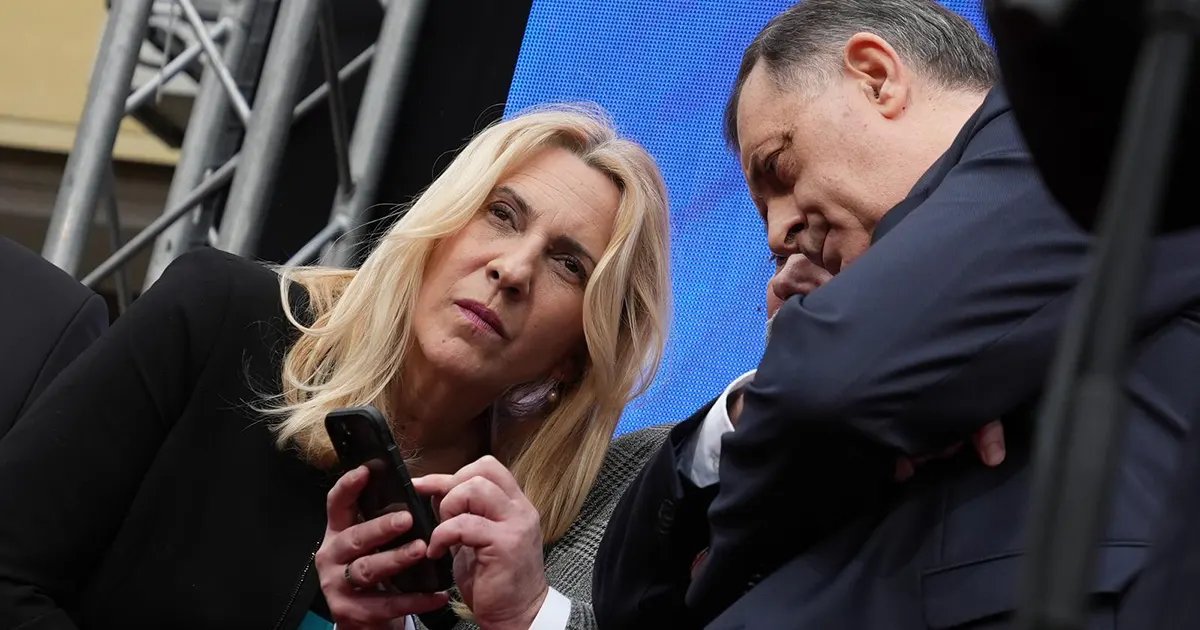 Željka Cvijanović i Milorad Dodik