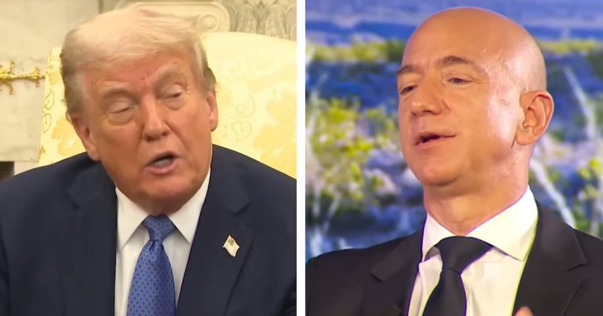 donald trump jeff bezos
