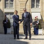 emanuel macron i aleksandar vučić