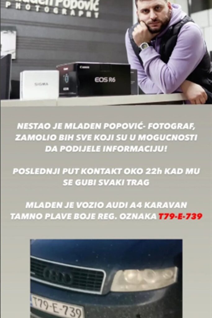 mladen popovic nestao