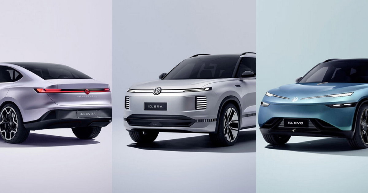 vokswagen kina tri nova modela ID. AURA, ID.EVO, ID. ERA