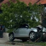vozac golf udario u drvo bijeljina