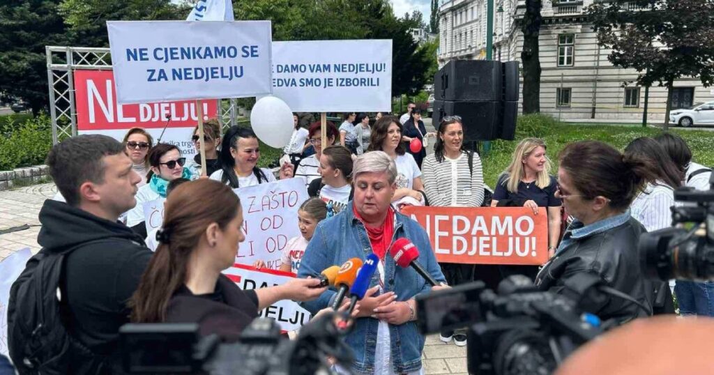 STBIH protesti neradna nedjelja