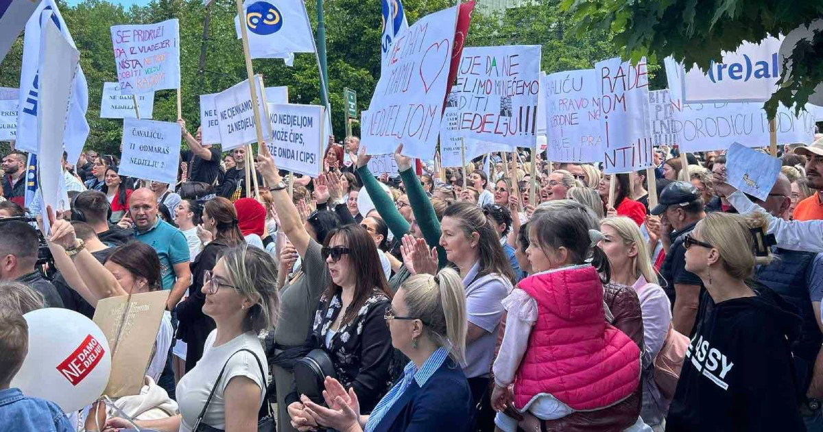 STBIH protesti neradna nedjelja