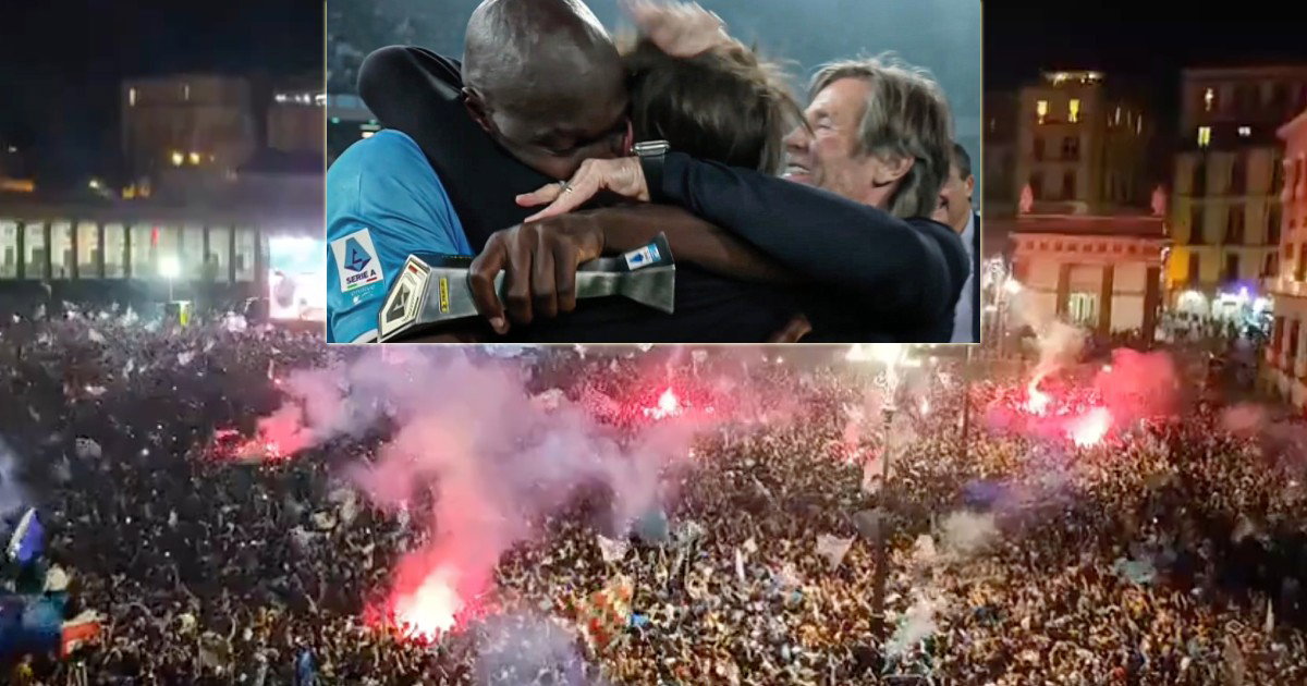 napoli prvak slavlje