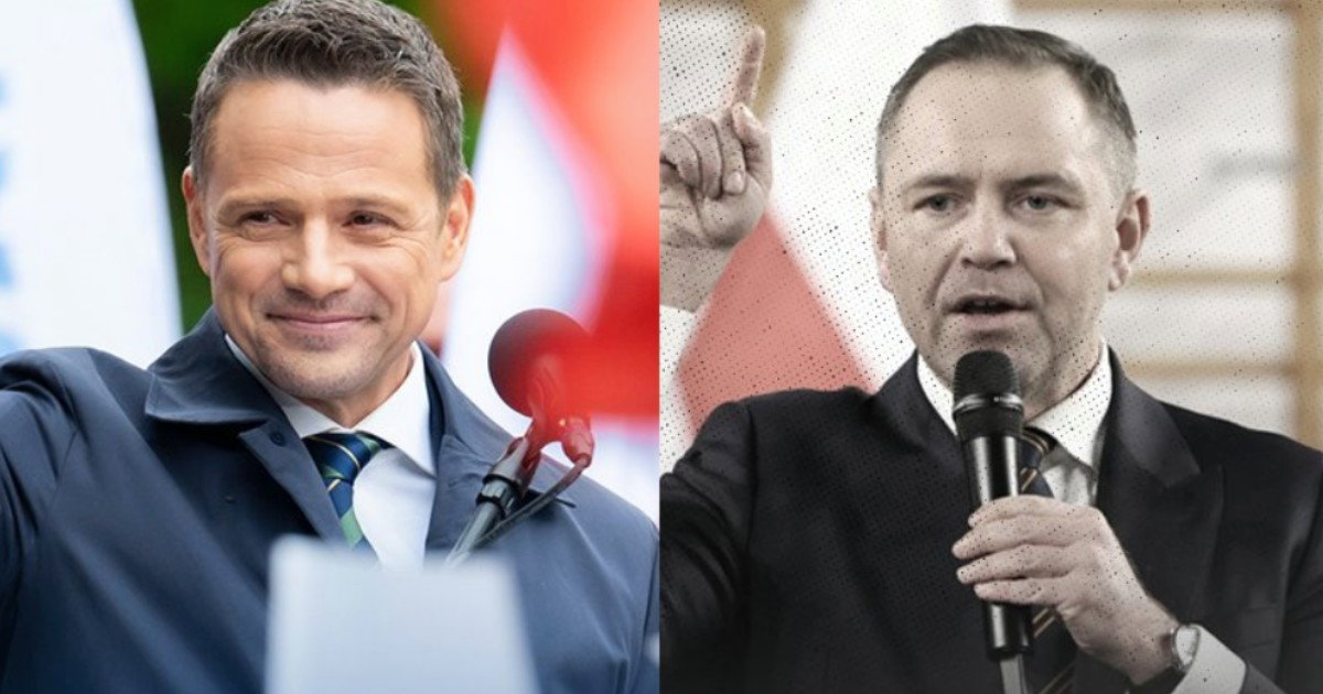Trzaskowski i Nawrocki