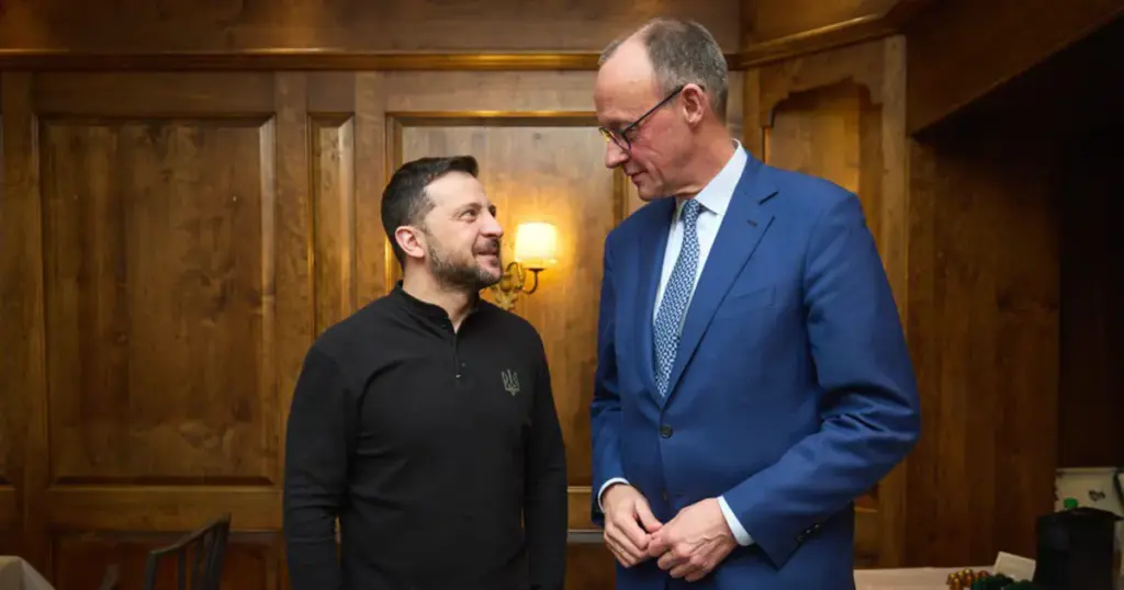 Friedrich Merz i Volodimir Zelenski