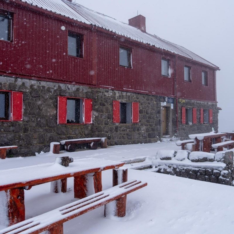 sjeverni velebit hrvatskapao snijeg
